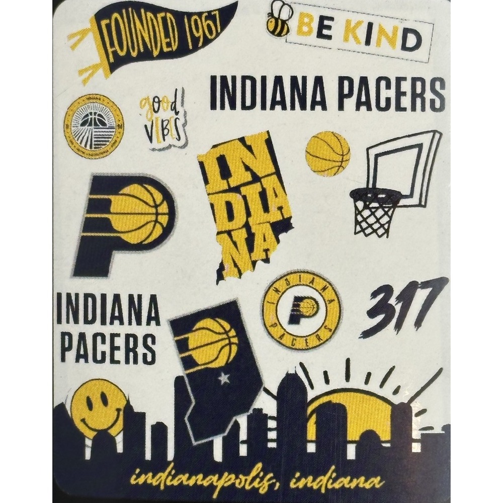 Indiana Pacers Logo Brands Classic Fleece Throw, New